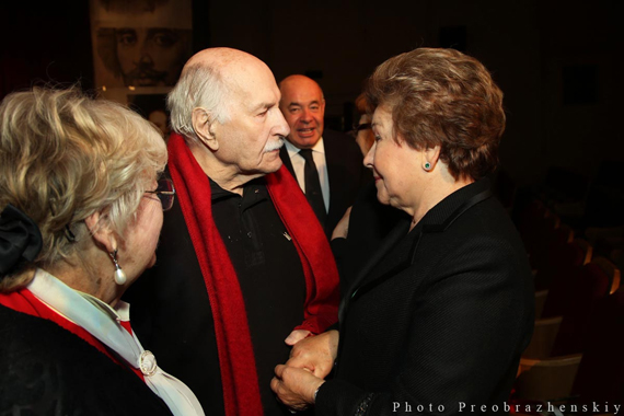 Владимир Зельдин, Михаил Швыдкой и Наина Ельцина