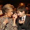 Юлия Константиновна Борисова пришла на праздник со своим правнуком