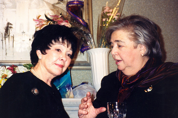 Белла Ахмадулина и Маргарита Эскина