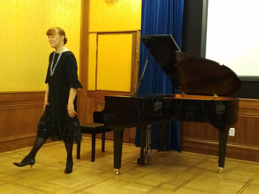 Любимая музыка К.А.Сомова прозвучала в  исполнении пианистки Елены Жуковой