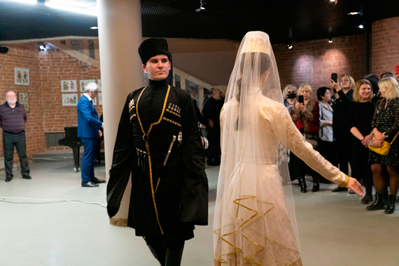 Открытие выставки «История национального театра» в рамках юбилейных гастролей Осетинского драматического театра им. К.Хетагурова