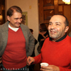 В фойе. Директор ЦДА Александр Жигалкин и Виктор Шендерович