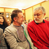 Гости первого ряда: Александр Кабаков, Леонид Ярмольник и Юрий Рост