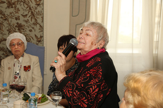 Встреча ветеранов войны, ветеранов сцены