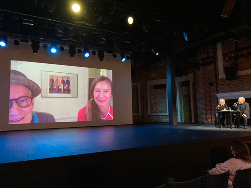 Режиссеры Ива Шварцова и Мальте Людин на связи с Москвой