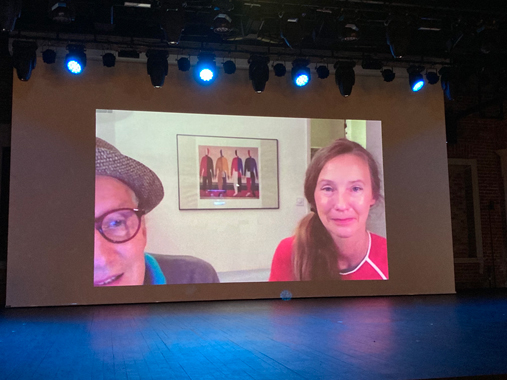 Режиссеры Ива Шварцова и Мальте Людин на связи с Москвой